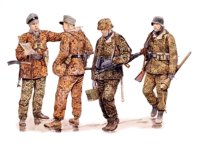ドラゴンモデル[DR6002] 1/35 WW.II ドイツ武装親衛隊 冬季装備 アルデンヌ 1944/45 （フィギュア4体セット）