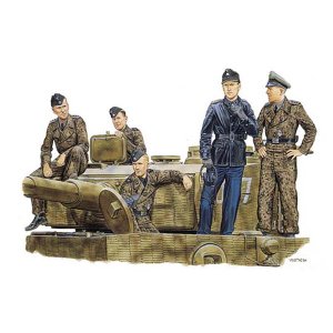 画像1: ドラゴンモデル[DR6028] 1/35 WW.II ドイツ武装親衛隊 戦車兵 タイガーエース ノルマンディ1944 (1)