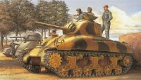 ドラゴンモデル[DR6048]1/35 WW.II M4A1 シャーマン 75mm砲搭載 前期型