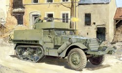 画像1: ドラゴンモデル[DR6332]1/35 WW.II アメリカ軍 M3A1 ハーフトラック 3in1