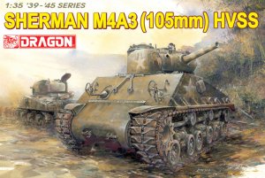 画像1: ドラゴンモデル[DR6354]1/35 WW.II アメリカ軍 M4A3 シャーマン 105mm砲搭載型 HVSSサスペンション (1)