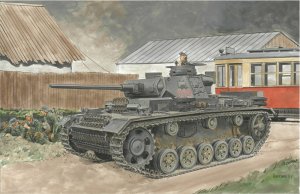 画像1: ドラゴンモデル[DR6394]1/35 WW.II ドイツ軍 III号戦車J型 短砲身/長砲身 (1)
