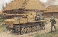 ドラゴンモデル[DR6640F]1/35 WWII ドイツ軍 7.5cmPaK40/4搭載型 RSO w/冬季装備の砲兵