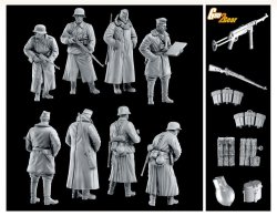 画像2: ドラゴンモデル[DR6735]1/35 WW.II ドイツ軍 冬季装備兵士フィギュアセット タイフーン作戦 "モスクワへの攻略戦" 1941