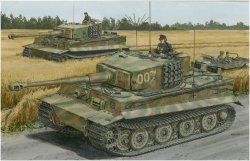 画像1: ドラゴンモデル[DR6800]1/35 WW.II ドイツ軍 ティーガーI 後期生産型 "ヴィットマン ラスト タイガー"