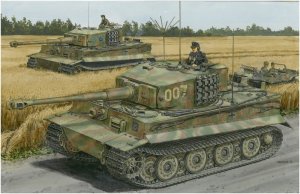 画像1: ドラゴンモデル[DR6800]1/35 WW.II ドイツ軍 ティーガーI 後期生産型 "ヴィットマン ラスト タイガー" (1)