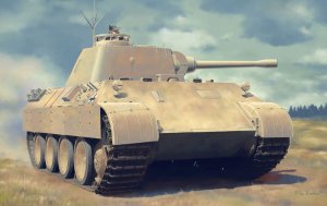 画像1: ドラゴンモデル[DR6813] 1/35 WW.II ドイツ軍 パンターD型 初期生産型 砲兵観測車 (1)