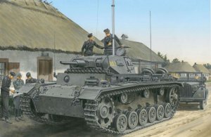 画像1: ドラゴンモデル[DR6844]1/35 WW.II ドイツ軍 III号指揮戦車H型 スマートキット (1)