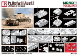 画像2: ドラゴンモデル[MD002]1/35 TANKS OF THE WORLD ドイツ II号戦車F型アフリカ軍団