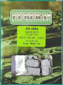 画像1: EUREKA XXL[ER-3584]1/35 WWII アメリカ M5A1スチュアート軽戦車(初期型) アップグレードセット(AFVクラブ用)