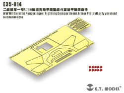 画像2: E.T.MODEL[E35-014]WWII独 I号 4.7cm 対戦車自走砲 装甲板(初期型)