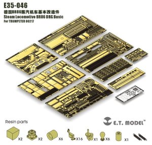 画像1: E.T.MODEL[E35-046]蒸気機関車 BR86 基本セット (1)