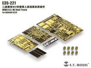 画像1: E.T.MODEL[E35-221]WWII米 M2 ハーフトラック (1)