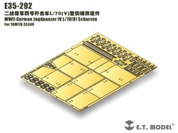 画像4: E.T.MODEL[E35-292]1/35 WWII 独 ドイツ陸軍 IV号駆逐戦車L/70(V)ラング用シュルツェンセット(タミヤ35340用)