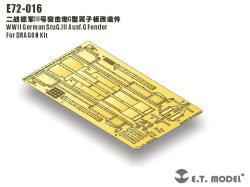 画像2: E.T.MODEL[E72-016]WWII独 III号突撃砲G型 フェンダー