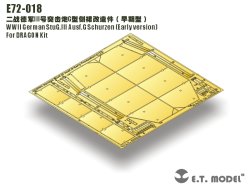 画像1: E.T.MODEL[E72-018]WWII独 III号突撃砲G型 シュルツェン(初期型)