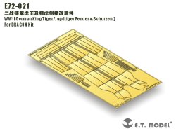 画像2: E.T.MODEL[E72-021]WWII独 ティーガーII/ヤークトティーガー フェンダー & シュルツェン