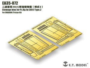 画像1: E.T.MODEL[EA35-072]WWII独 38(t)戦車 雑具箱 Type.2 (1)