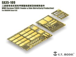 画像2: E.T.MODEL[EA35-109]WWII独 ティーガーI フェンダー & サイドスカート(初期型)