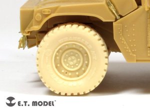 画像1: E.T.MODEL[ER35-015]米 ハンヴィー 自重変形タイヤ (1)