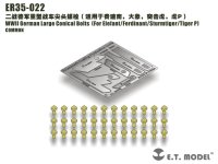 E.T.MODEL[ER35-022]WWII独 尖頭ボルト(エレファント/ストーム-ティーガー等)