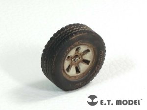 画像1: E.T.MODEL[ER35-031]ピックアップトラック 自重変形タイヤ1 (1)