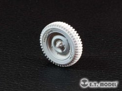 画像1: E.T.MODEL[ER35-044]WWII米 Willys MB Jeep 自重変形タイヤ
