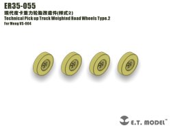 画像2: E.T.MODEL[ER35-055]ピックアップトラック 自重変形タイヤ2