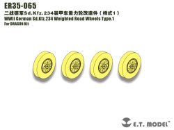 画像2: E.T.MODEL[ER35-065]WWII独 Sd.Kfz.234 自重変形タイヤ 1
