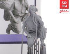 画像5: E.T.MODEL[F32004]1/32 現用 アメリカ空軍 グランドクルーVol.4 ハンドマイクを持つ女性誘導員