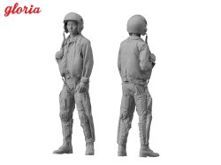 画像4: E.T.MODEL[F48007]1/48 現用 中国人民解放軍海軍 '70-'90年代の戦闘機パイロット