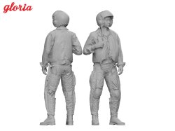 画像6: E.T.MODEL[F48007]1/48 現用 中国人民解放軍海軍 '70-'90年代の戦闘機パイロット