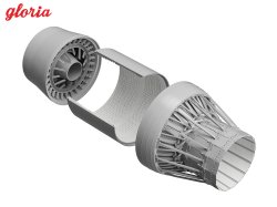 画像6: E.T.MODEL[GR32015B]1/32 現用 アメリカ F-15イーグル F100-PW排気ノズル&アフターバーナーセット 閉状態(タミヤ用)