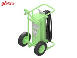 画像5: E.T.MODEL[GR32209]1/32 現用 アメリカ 150ポンド車輪付消火器(2個入)