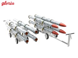 画像4: E.T.MODEL[GR32213]1/32 現用 アメリカ海軍 MHU-191A/M弾薬運搬車 w/AIM-120C空対空ミサイル