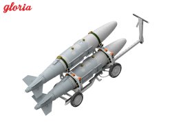 画像4: E.T.MODEL[GR32214]1/32 現用 アメリカ海軍 MHU-191A/M弾薬運搬車 w/GBU-32 1000ポンド爆弾