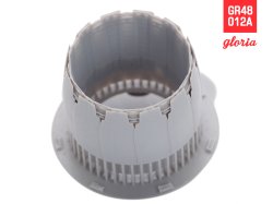 画像5: E.T.MODEL[GR48012A]1/48 現用 アメリカ F-16CJファイティングファルコン F110-GE用排気ノズル/アフターバーナー 開状態(タミヤ用)