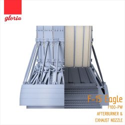 画像2: E.T.MODEL[GR48015B]1/48 現用 米 F-15 F100-PW用排気ノズル 閉口状態(レベル/GWH用)