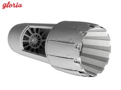 画像2: E.T.MODEL[GR48019C]1/48 現用 アメリカ F/A-18E/Fスーパーホーネット 排気ノズルセット 開状態(モンモデル用)