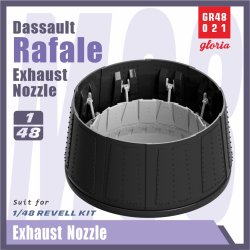 画像2: E.T.MODEL[GR48021]1/48 現用 フランス ラファール 排気ノズルセット(レベル用)