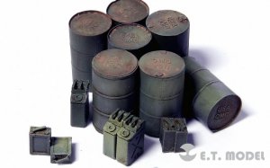 画像1: E.T.MODEL[J72-012]WWII連合軍 ドラム缶 (1)