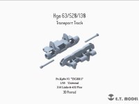 E.T.MODEL[P35-006]1/35 WWII ドイツタイガーI 鉄道輸送用可動履帯(3D)