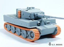 画像9: E.T.MODEL[P35-006]1/35 WWII ドイツタイガーI 鉄道輸送用可動履帯(3D)