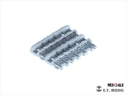 画像4: E.T.MODEL[P35-012]1/35 WWIIドイツキングタイガー/ヤークトティーガー用可動式履帯(3D)