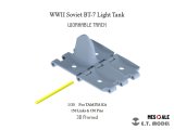 E.T.MODEL[P35-025]1/35 WWII ソビエト/ロシア BT-7軽戦車用可動式履帯(タミヤ用)