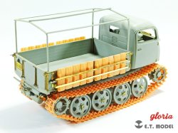 画像8: E.T.MODEL[P35-029]1/35 WWII ドイツラウペンシュレッパーOst(東部用装軌式牽引車)用可動式履帯 Kgs66/340/120(3D)