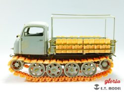 画像10: E.T.MODEL[P35-030]1/35 WWII ドイツラウペンシュレッパーOst(東部用装軌式牽引車)用可動式雪上履帯 kgs66/340/120(3D)