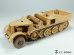 画像9: E.T.MODEL[P35-062]1/35 WWII ドイツ Sd.Kfz.9 18トン重ハーフトラック FAMO(ファモ)用自重変形タイヤ&可動式履帯セット(タミヤ用)