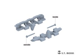 画像2: E.T.MODEL[P35-080]1/35 WWII ドイツ ポルシェタイガー重戦車用 可動式履帯(アミュージングホビー/ドラゴン用 3Dプリント製)
