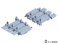 画像3: E.T.MODEL[P35-083]1/35 WWII アメリカ M4シャーマン中戦車用 T48型ダックビル(タイプ2)付 可動式履帯(3Dプリント製)